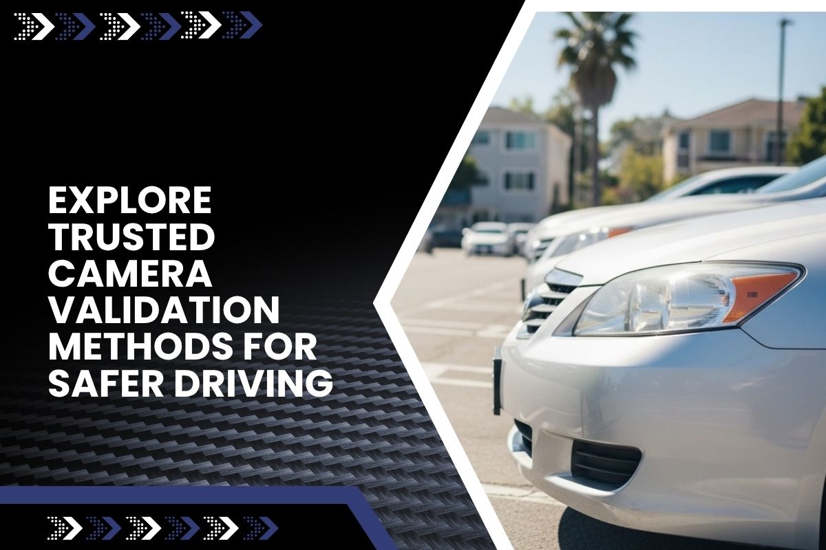 camera aiming validation in San Pablo during a vehicle safety check