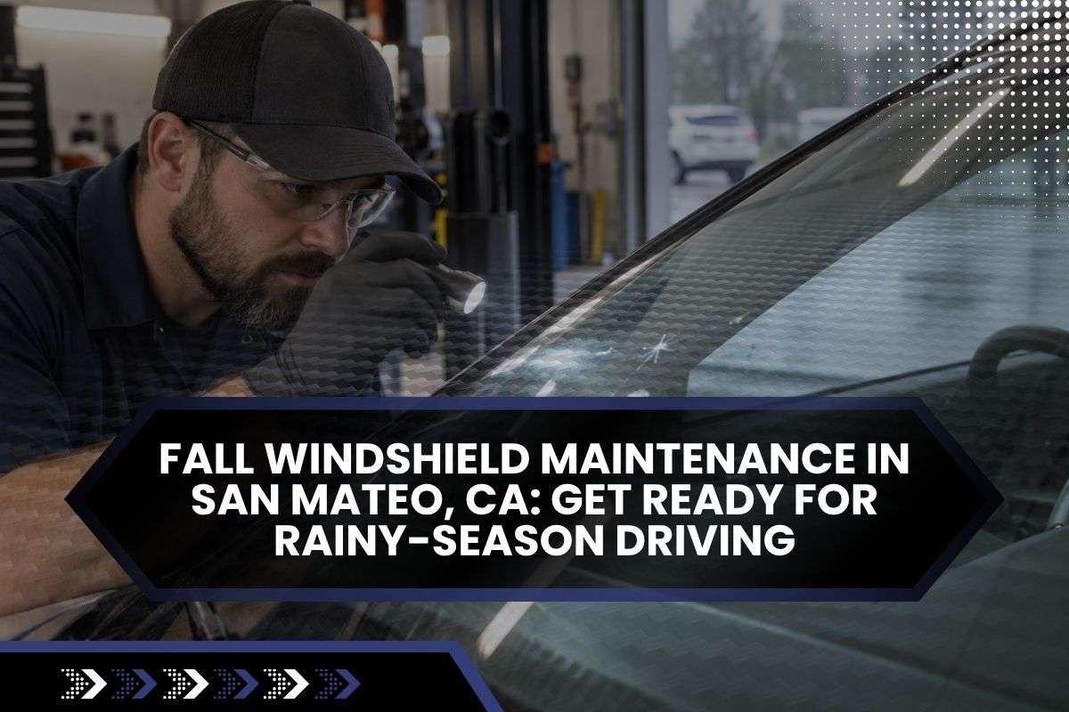 Fall windshield maintenance inspection before rainy-season driving