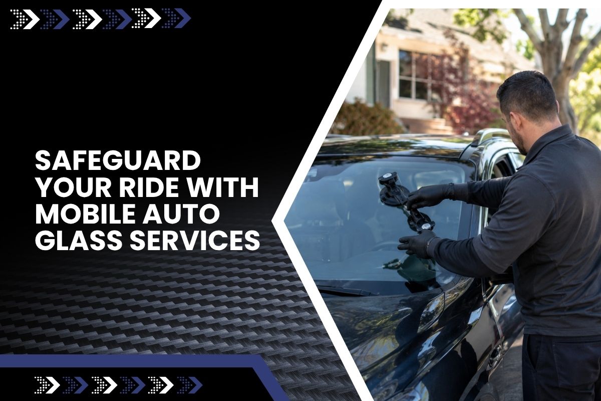 Mobile auto glass technician servicing a vehicle in Berkeley