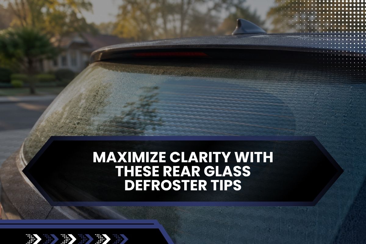 Rear glass defroster clearing moisture on a vehicle in Walnut Creek