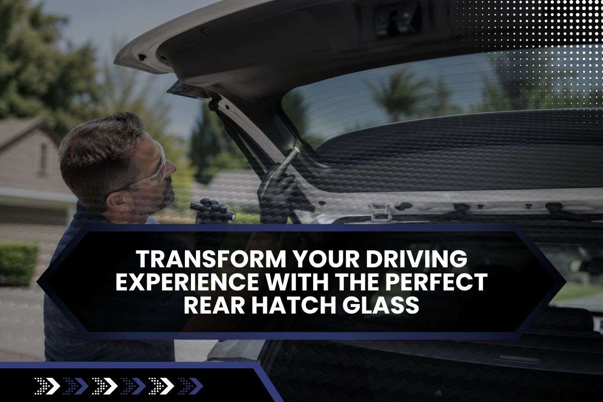 Technician inspecting rear hatch glass on a vehicle in San Leandro