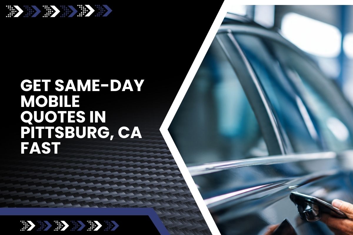 Duran’s Auto Glass providing same-day mobile quotes in Pittsburg, CA at a customer location