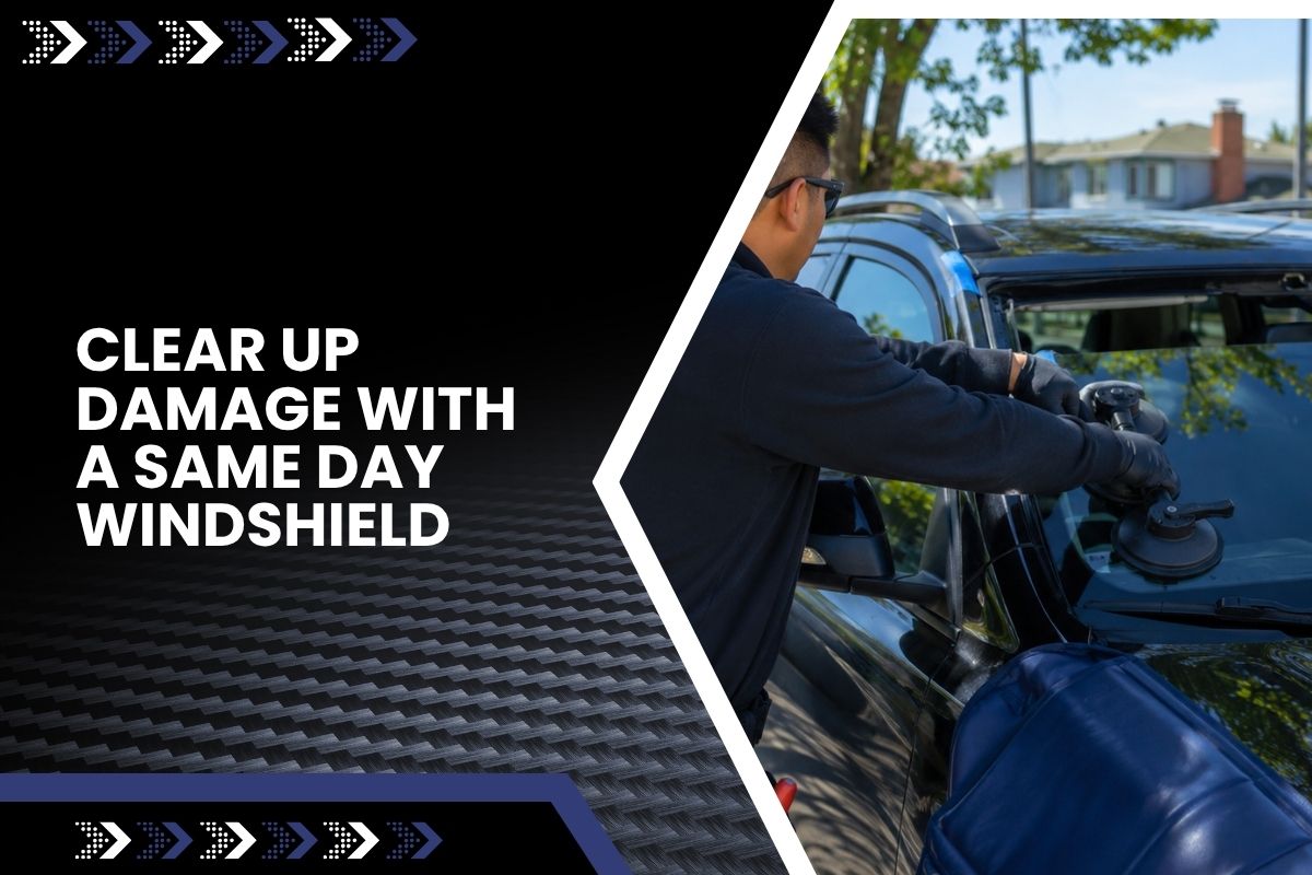 Same day windshield service for a vehicle in San Leandro