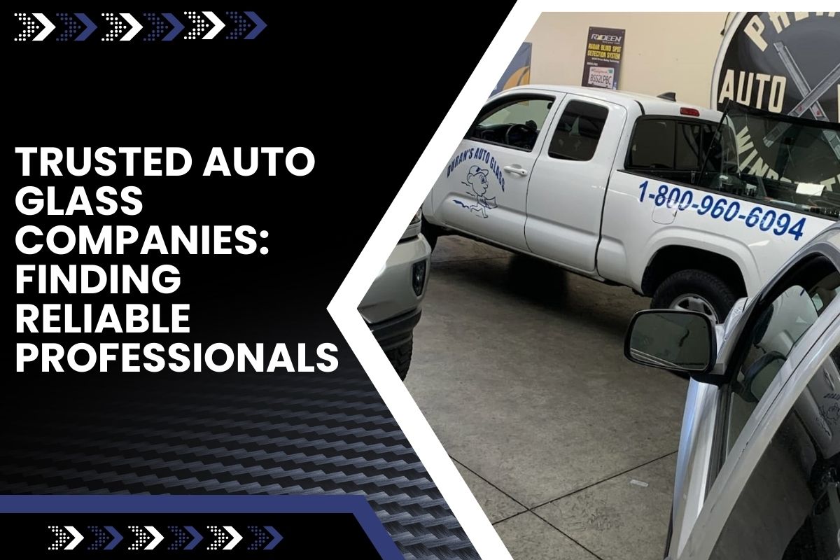 Certified auto glass technicians performing quality windshield repairs